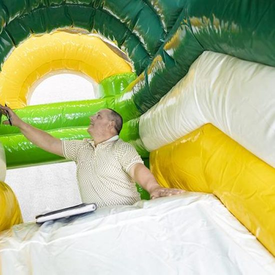 Inflatable bounce houses PIPA testing at jb inflatables