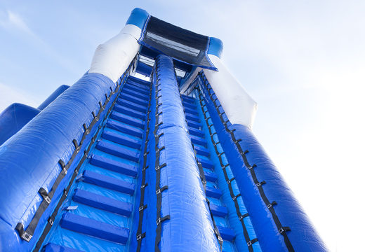 Get your 11 meter high and 54 meter long monster slide with a double staircase for children. Order inflatable slides now online at JB Inflatables UK