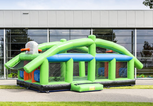 Order inflatable multifunctional sports arena for different types of sports activities for both young and old. Buy inflatable sports arena now online at JB Inflatables UK