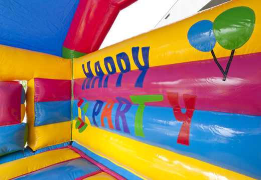 Buy a party inflatable indoor bouncy castle with a 3D object on the roof at JB Inflatables UK. Order bouncy castles online at JB Inflatables UK