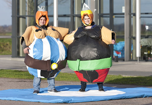 Order inflatable sumo Asterix & Obelix suits for both young and old. Buy inflatable sumo suits online at JB Inflatables UK