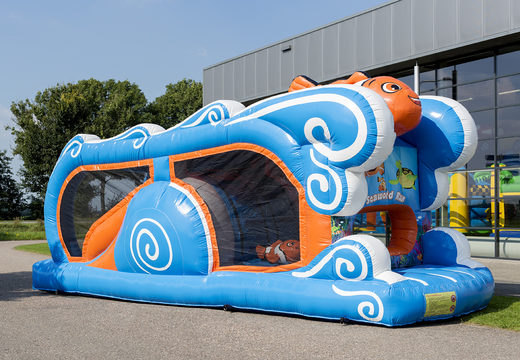 Buy mini run seaworld 8m inflatable obstacle course for kids. Order inflatable obstacle courses now online at JB Inflatables UK