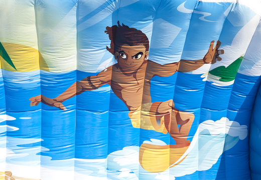 Buy an inflatable surf-themed crash mat for both old and young. Order an inflatable fall mat now online at JB Inflatables UK