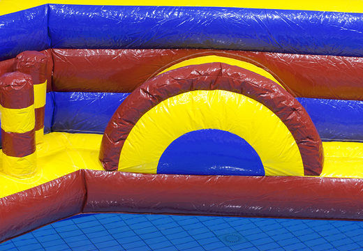 Order a double Zig Zag adventure obstacle course for both young and old. Buy inflatable pool obstacle courses online now at JB Inflatables UK