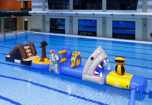 Get airtight inflatable mega run shark pool for both young and old. Order inflatable pool games now online at JB Inflatables UK