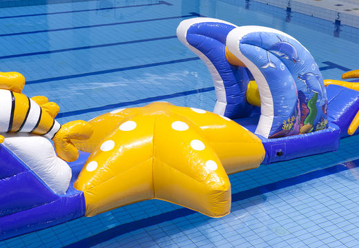Unique obstacle course underwater world run with fun 3D objects for both young and old. Buy inflatable pool games now online at JB Inflatables UK