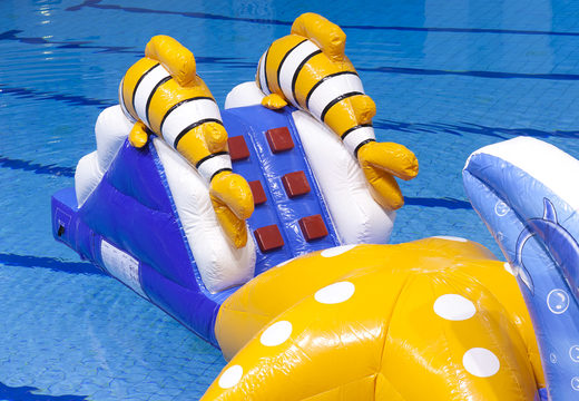 Obstacle course underwater world run with fun 3D objects for both young and old. Buy inflatable water attractions online now at JB Inflatables UK