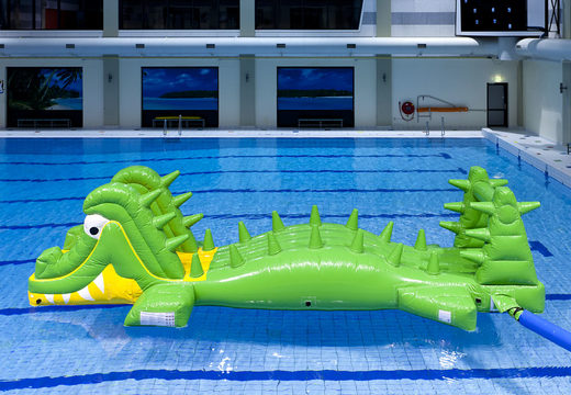 Buy an airtight inflatable crocodile run for both young and old. Order inflatable water attractions now online at JB Inflatables UK