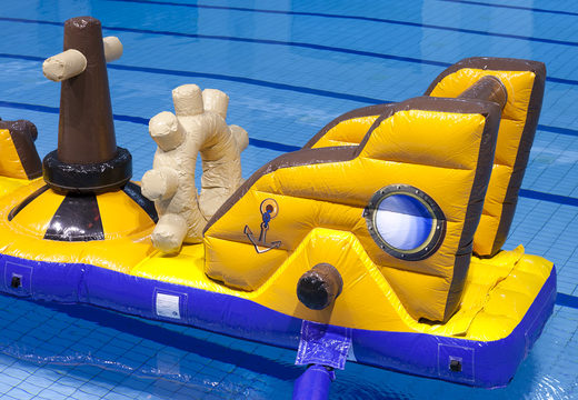 Slide obstacle course pirate ship run with fun objects for both young and old. Buy inflatable obstacle courses online now at JB Inflatables UK