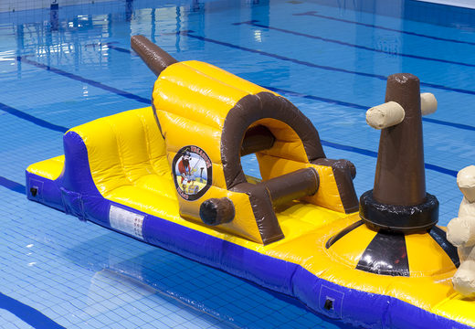 Order inflatable pirate ship run assault course with fun objects for both young and old. Buy inflatable obstacle courses online now at JB Inflatables UK