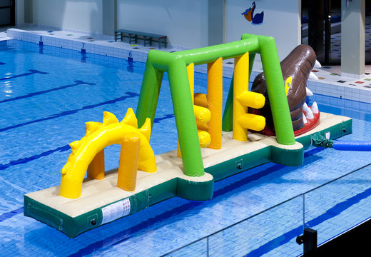 Get an airtight crocodile-themed inflatable obstacle course with fun objects for both young and old. Order inflatable obstacle courses online now at JB Inflatables UK