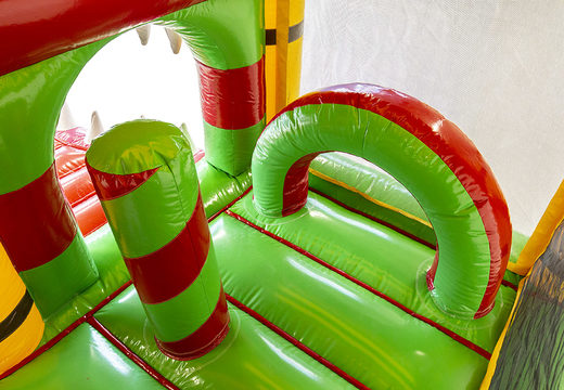 Order bouncer in crocodile theme with a slide for children. Buy inflatable bouncers online at JB Inflatables UK