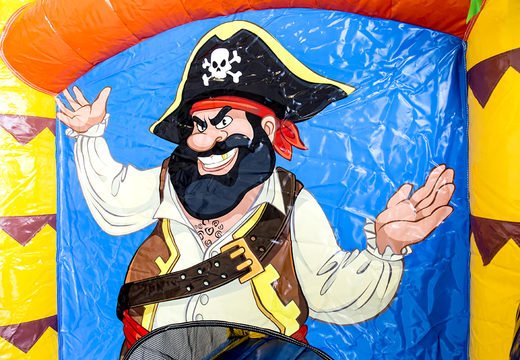 Buy Jumpy Happy Pirate bouncer with a slide for children. Order inflatable bouncers online at JB Inflatables UK