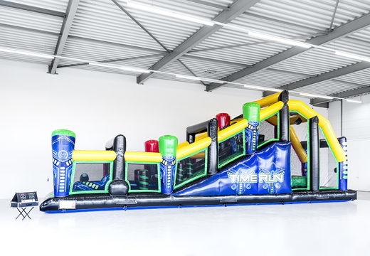 Get your 15 meter interactive themed obstacle course online now. Buy inflatable obstacle courses now at JB Inflatables UK