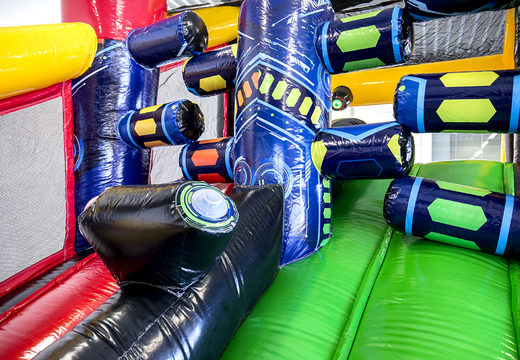 Order a 15 meter long obstacle course in theme interactively for kids. Buy inflatable obstacle courses online now at JB Inflatables UK