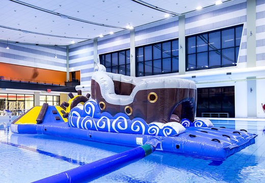 Buy an inflatable airtight slide in pirate theme for both young and old. Order inflatable pool games now online at JB Inflatables UK