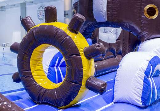 Order an inflatable airtight slide in a pirate theme for both young and old. Buy inflatable water attractions online now at JB Inflatables UK
