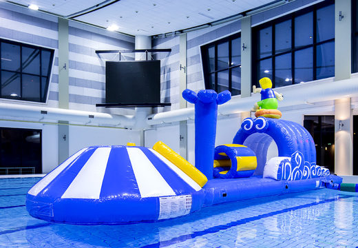 Buy a unique inflatable slide in the surf theme for both young and old. Order inflatable pool games now online at JB Inflatables UK