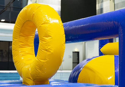 Get airtight inflatable Obstacle Run Marine XL swimming pool obstacle course with double climbing wall and double slide for both young and old. Order inflatable obstacle courses online now at JB Inflatables UK