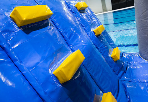 Inflatable obstacle course Obstacle Run Marine XL swimming pool obstacle course with double climbing wall and double slide for both young and old. Order inflatable pool obstacle courses now online at JB Inflatables UK