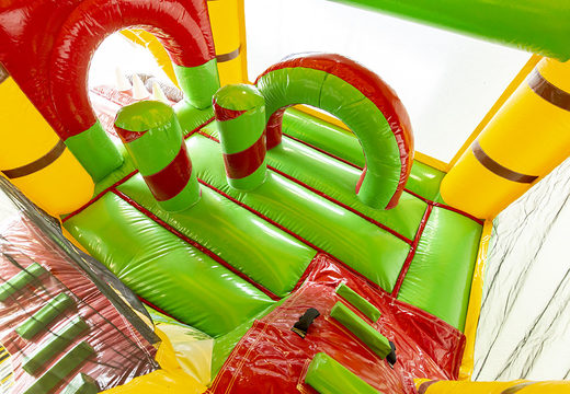 Buy medium inflatable jungle bouncer with slide for kids. Order inflatable bouncers online at JB Inflatables UK