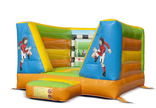 Buy a small inflatable bouncy castle in football theme for kids. Buy bouncy castles now at JB Inflatables UK online