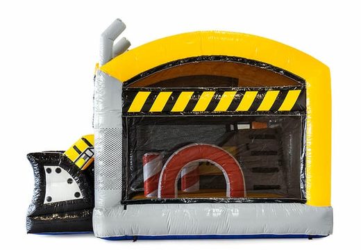 Heavy duty themed bouncy castle with a slide and 3D objects for children. Order bouncy castles online at JB Inflatables UK