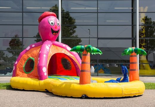 Buy themed playzone seaworld bouncy castle with plastic balls and 3D objects for children. Order bouncy castles online at JB Inflatables UK
