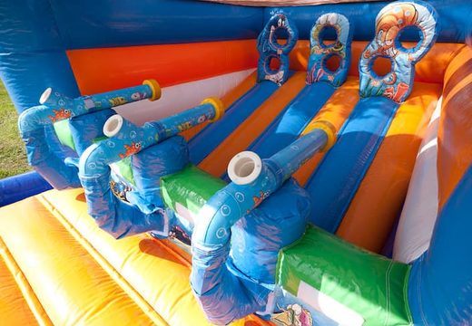 Order Shooting gallery seaworld bouncy castle with cannon game for kids. Buy bouncy castles online at JB Inflatables UK