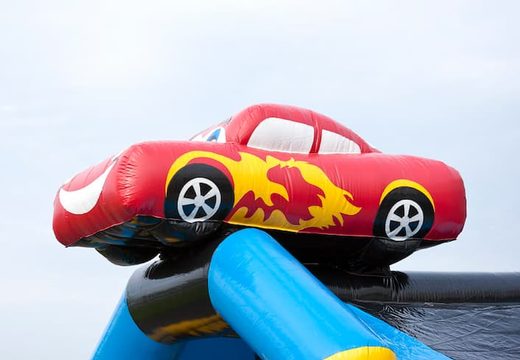Buy standard car bouncers with a 3D object on the top for children. Order bouncers online at JB Inflatables UK