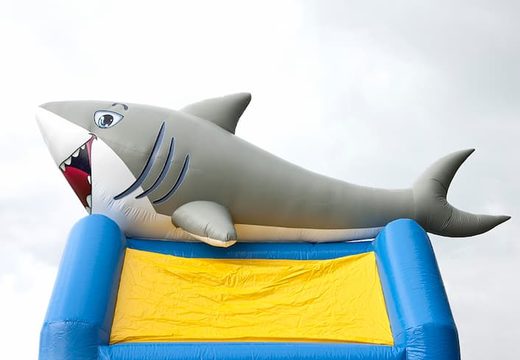 Order unique standard shark bouncers with a 3D object on top for children. Buy bouncers online at JB Inflatables UK