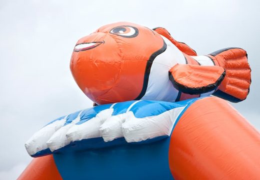 Buy a large indoor bouncy castle in the theme clownfish nemo for children. Buy bouncy castles online at JB Inflatables UK