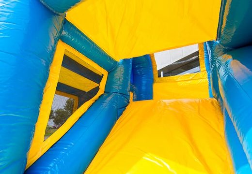 Buy a bouncy castle in theme ocean with a slide for children. Order inflatable bouncy castles online at JB Inflatables UK
