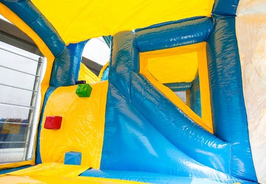 Order bounce house in an ocean theme with a slide for children. Buy inflatable bounce houses online at JB Inflatables UK