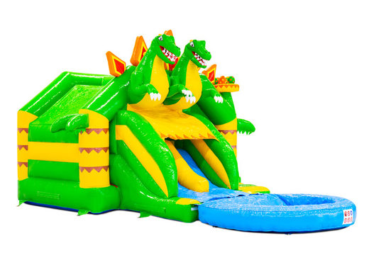 Buy an inflatable Slide Combo online with 3D figures and a slide
