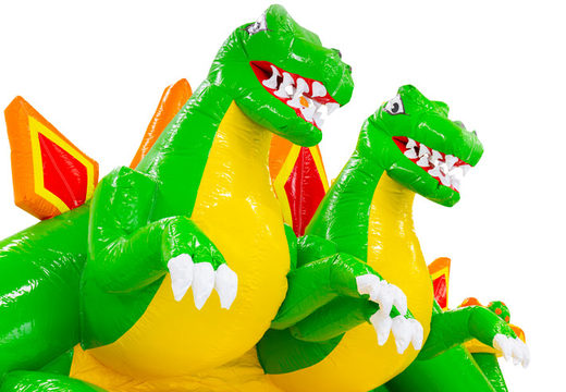 3D figure on the Double Slide inflatable, dinosaur theme Dino