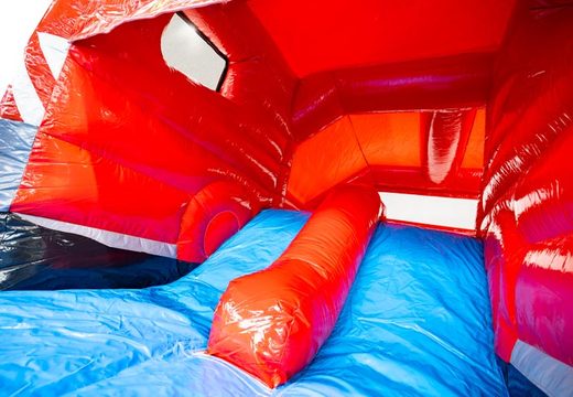 Buy blue and red slide from the inflatable castle Slide Combo with double slide at JB