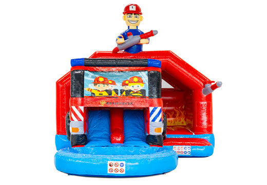 Buy inflatable castle Slide Combo online with 3D figures and slide