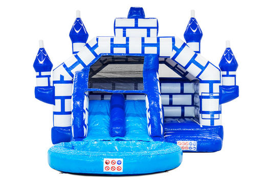 Slide combo Dubbelslide inflatable castle with two slides