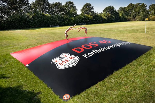 Buy custom-made inflatable airmountain in association theme. Order inflatable airmountains now online at JB Inflatables UK