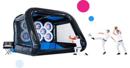 Interactive PlaySystems; Interactieve Opblaasbare Spellen Kopen voor al je inflatables. Exclusief van JB Inflatables