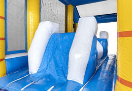 Buy modular 19 meter surf obstacle course with matching 3D objects for children. Order inflatable obstacle courses now online at JB Inflatables UK