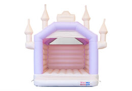 Order A Frame bouncy castle in pastel colors purple mint for children. Buy inflatables online at JB Inflatables UK