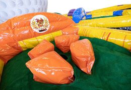 Bouncy castle in golf park format at JB Inflatables