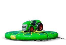 Pull rodeo with tractor on it