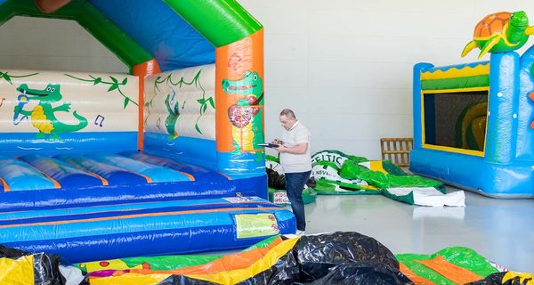 PIPA Testing inflatables at JB Inflatables