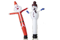 Winter skytubes en skydancers kopen als blikvanger op evenementen 