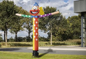 Bestel een 5m skydancer party clown met feest hoed online bij JB Inflatables Nederland. Standaard opblaasbare skydancers & skytubes worden snel geleverd