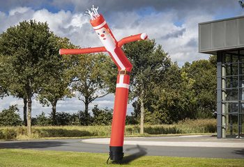 Bestel nu online de skydancer 3d kerstman van 6m hoog bij JB Inflatables Nederland. Inflatable airdancers in standaard kleuren en afmetingen online verkrijgbaar