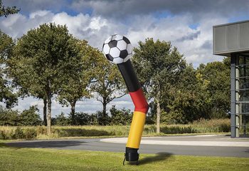 Koop nu online de skydancers met 3d bal van 6m hoog in zwart rood geel bij JB Inflatables Nederland. Bestel deze skydancer direct vanuit onze voorraad